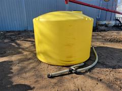 1500 Gallon Poly Dome Storage Tank 