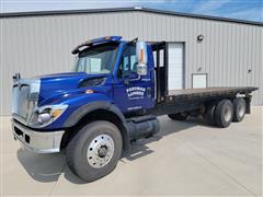 2009 International 7500 T/A Flatbed Truck 