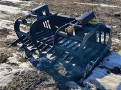 2020 Mid-State Rock/Brush Grapple Skid Steer Attachment 