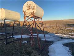 300-Gallon Fuel Tank On Stand 