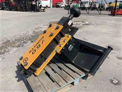 2023 AGROTK PD750-PZ Skid Steer Hyd Post Driver 