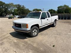 1998 GMC Sierra 1500 4x4 Extended Cab Pickup 