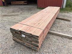 2" X 8" X 14' #1 Cedar Lumber 