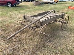 4 Iron Wheeled Wooden Wagon 