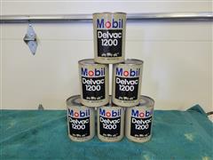 Mobil Delvac 1200 Oil Cans 