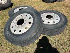 Bridgestone 11R24.5 Tires & Rims 