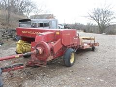 New Holland 276 Hayliner Small Square Baler W/New Holland Accumulator 