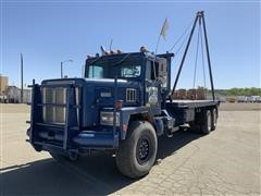 1978 International Paystar 5000 T/A Gin Pole Truck W/Winch & Rolling Tailboard 