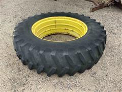 Firestone 18.4R38 Tractor Tire & Rim 
