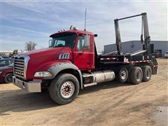 2007 Mack CTP713 Tri/A Roll-Off Truck W/4 Luger Dumpster Boxes 