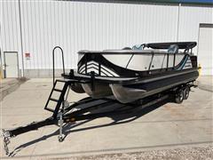 2020 South Bay 25' Tritoon Pontoon Boat W/Heritage T/A Trailer 