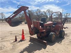 DitchWitch 4010 4x4 Trencher W/Backhoe & Backfill Blade 