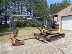 2009 John Deere 50D Mini-Excavator 