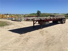 1990 Wilson CF-900 T/A Flatbed Trailer 