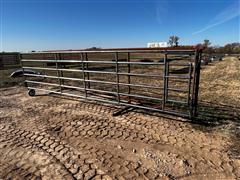 Freestanding Panel W/20' Gate 