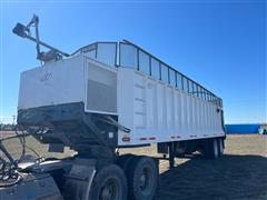 2012 Home Built T/A Self-Contained Chain Floor Silage Trailer 