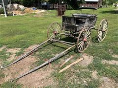 Horse Drawn Single Seat Buggy 