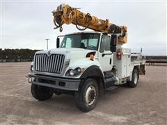 2009 International WorkStar 7300 4x4 Digger Derrick Truck 