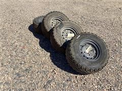Kubota X1100 25x10.00-12 Tires & Steel Rims 