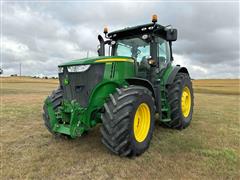 2012 John Deere 7200R MFWD Tractor W/Front 3-Pt & PTO 