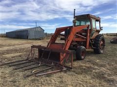 1969 International 856 Custom 2WD Tractor W/farmhand F228 Loader 