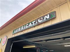 Lubrication Metal Sign 