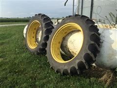 John Deere 15.5-38 Tires/14-38 Rims 