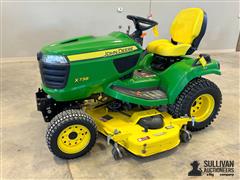 2016 John Deere X738 4x4 Riding Lawn Mower 