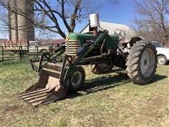Oliver 88 Row Crop 2WD Tractor W/Loader 