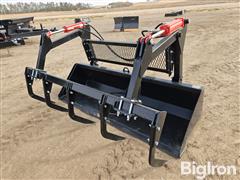 2023 Industrias America 96BG 8' Wide Grapple Bucket Skid Steer Attachment 