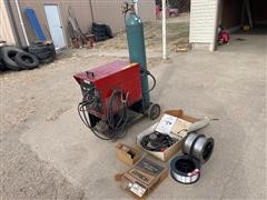 1996 Century 250 Mig Wire Feed Welder W/Alum Spool Gun Attachment 