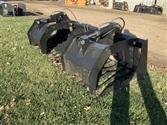 Patriot 79” Rock And Grapple Bucket Skid Steer Attachment 