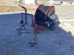 Kifco Irrigation Reel w/ Hose And Nozzles 