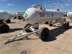 1,000-Gallon NH3 Tank On Running Gear 