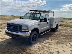 2003 Ford F450 4x4 Extended Cab Service Truck 