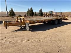 1989 CZ CZ20KT T/A Flatbed Trailer 