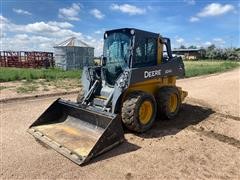 2016 John Deere 324E Skid Steer W/Bucket 