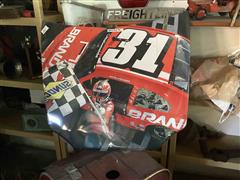 Nascar Justin Allgaier Mini Hood Wall Art 