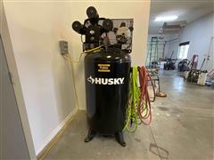2015 Husky C801H 80 Gal 3-Cyl Single Stage Electric Air Compressor 