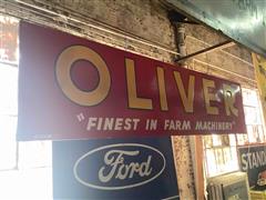 8' Oliver Metal Sign 