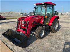 2023 Mahindra 2660 HST CAB Compact Utility Tractor W/Loader 