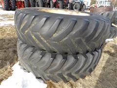 John Deere Rims & 20.8R42 Radial Tires 