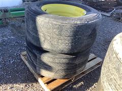 Michelin 445/50R-22.5 Tires W/John Deere Rims 