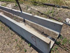 Paulson Cement Fence Line Feed Bunks 