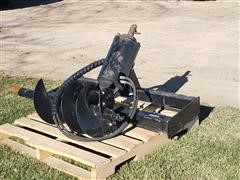 Post Hole Auger Skid Steer Attachment 