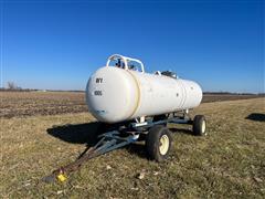 1,500 Gallon NH3 Tank 