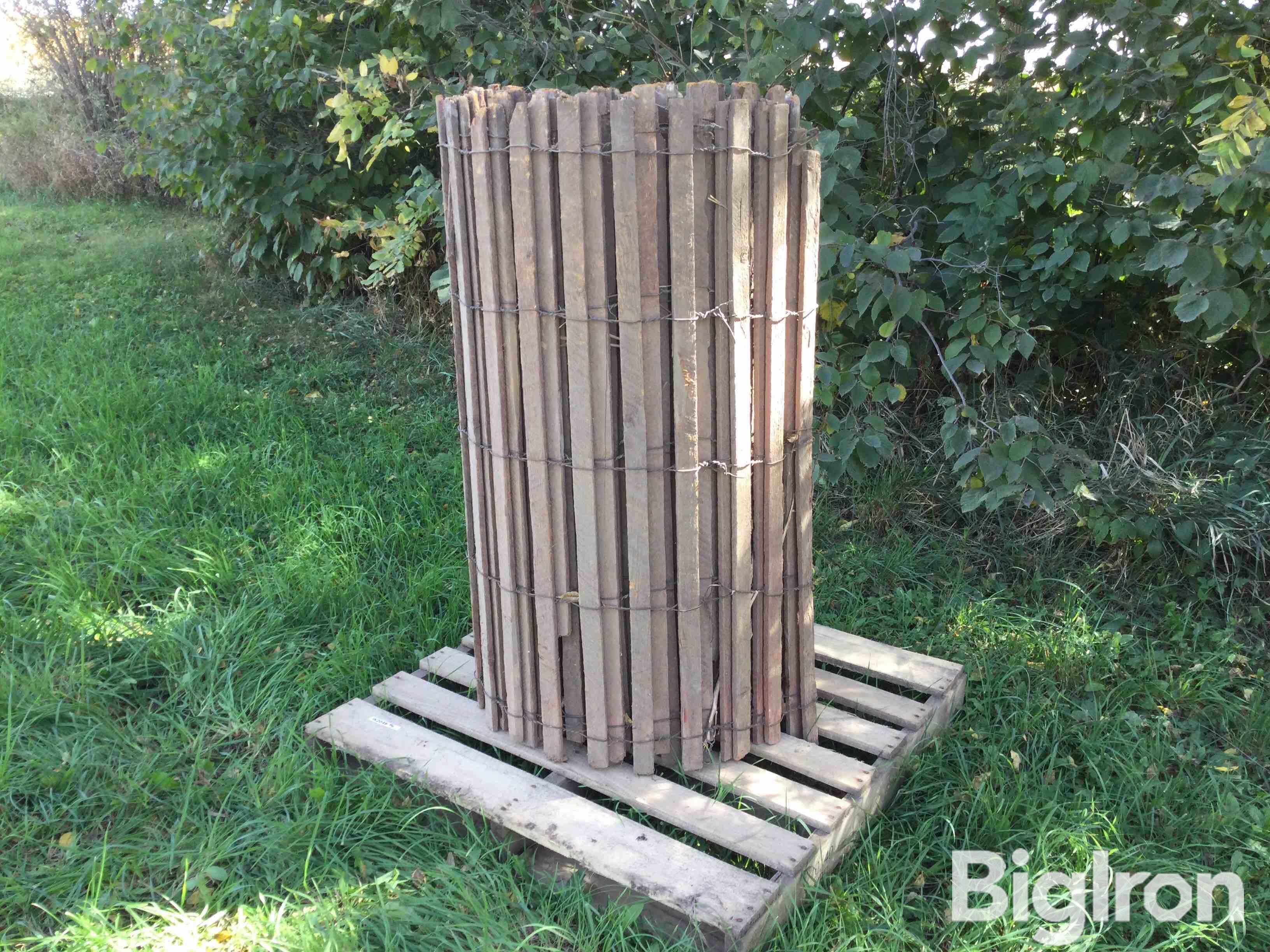 Wooden Snow Fence 