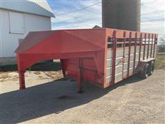 1995 Holstein HMI20GT96 T/A 20’ G/N Livestock Trailer 