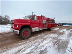 1983 Ford F800 S/A Fire Truck 