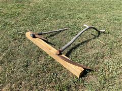 Antique Primitive Hay Scythe & Pickaxe 